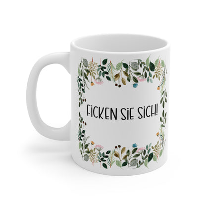 Motivtasse, Tasse, witzig & sarkastisch, ficken Sie sich