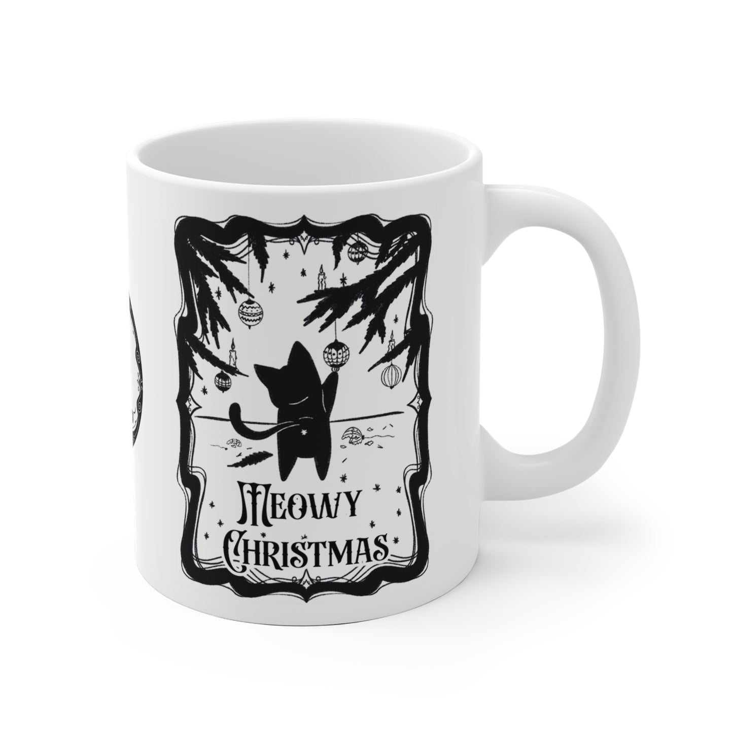 Weihnachtstasse Leopold - Meowy Christmas