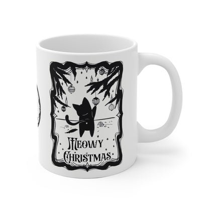 Weihnachtstasse Leopold - Meowy Christmas