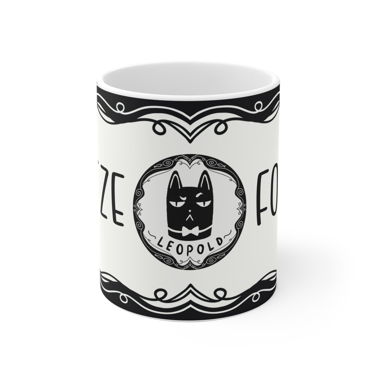 Motivtasse Leopold, Tasse, witzig & sarkastisch, Fotze