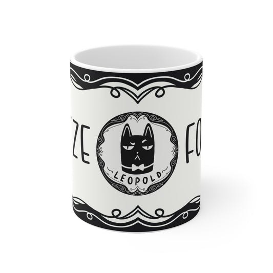 Motivtasse Leopold, Tasse, witzig & sarkastisch, Fotze