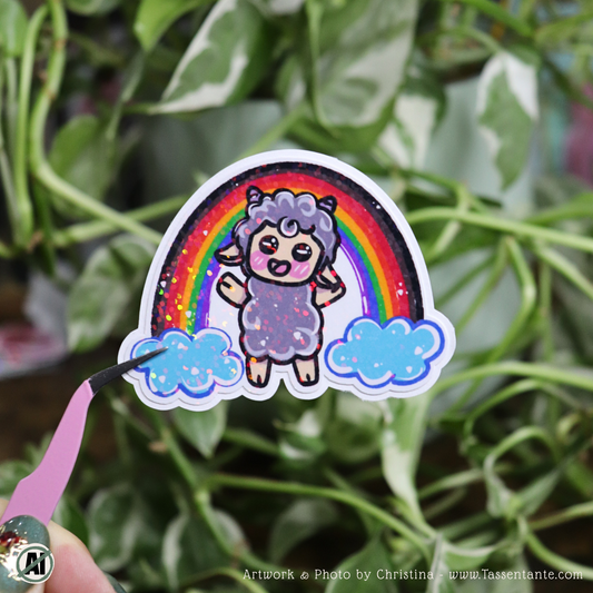 Sticker Proud Sheep - pride Regenbogen