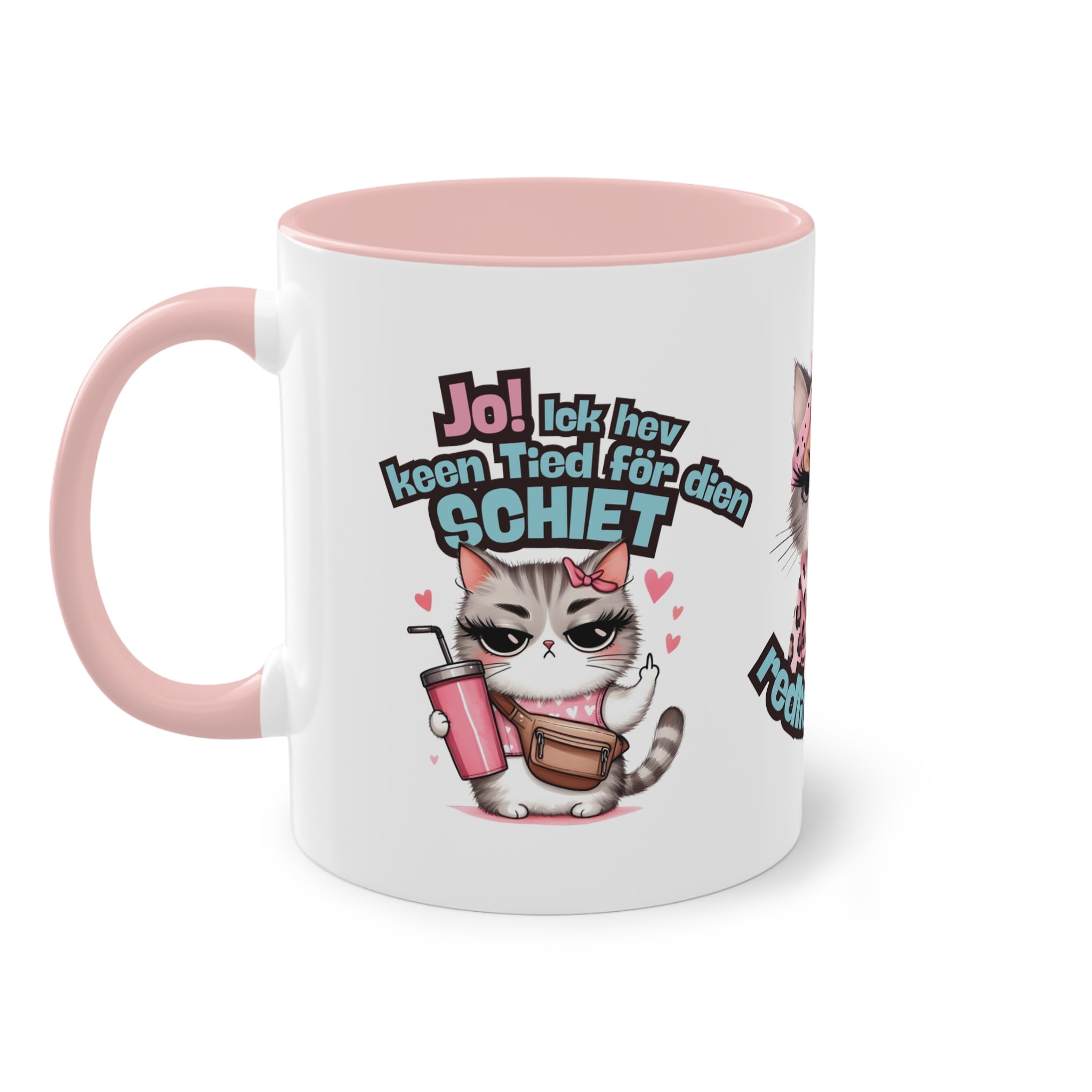 Lustige Tasse im Plattdeutschen Dialekt – „Jo! Ick hev keen Tied för dien Schiet!“ – Witziges Geschenk für Nordlichter