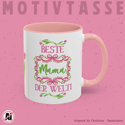 Beste Mama der Welt Tasse - Geschenk für Mama zum Muttertag oder Geburtstag - Liebevolle Überraschung von Tochter, Sohn oder Enby