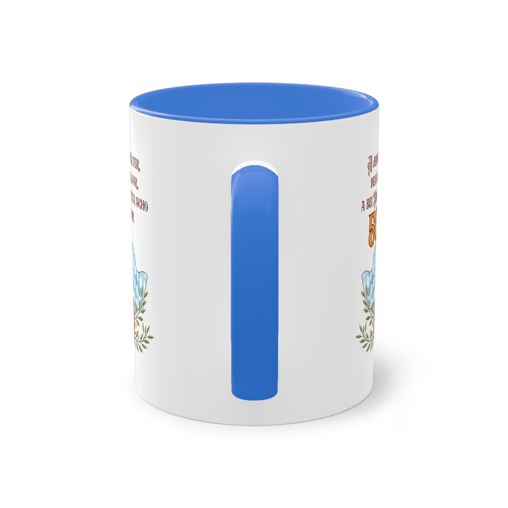 Bayerische Geburtstags-Tasse „50 Jahre“ – Perfektes Geschenk für Bayern-Fans