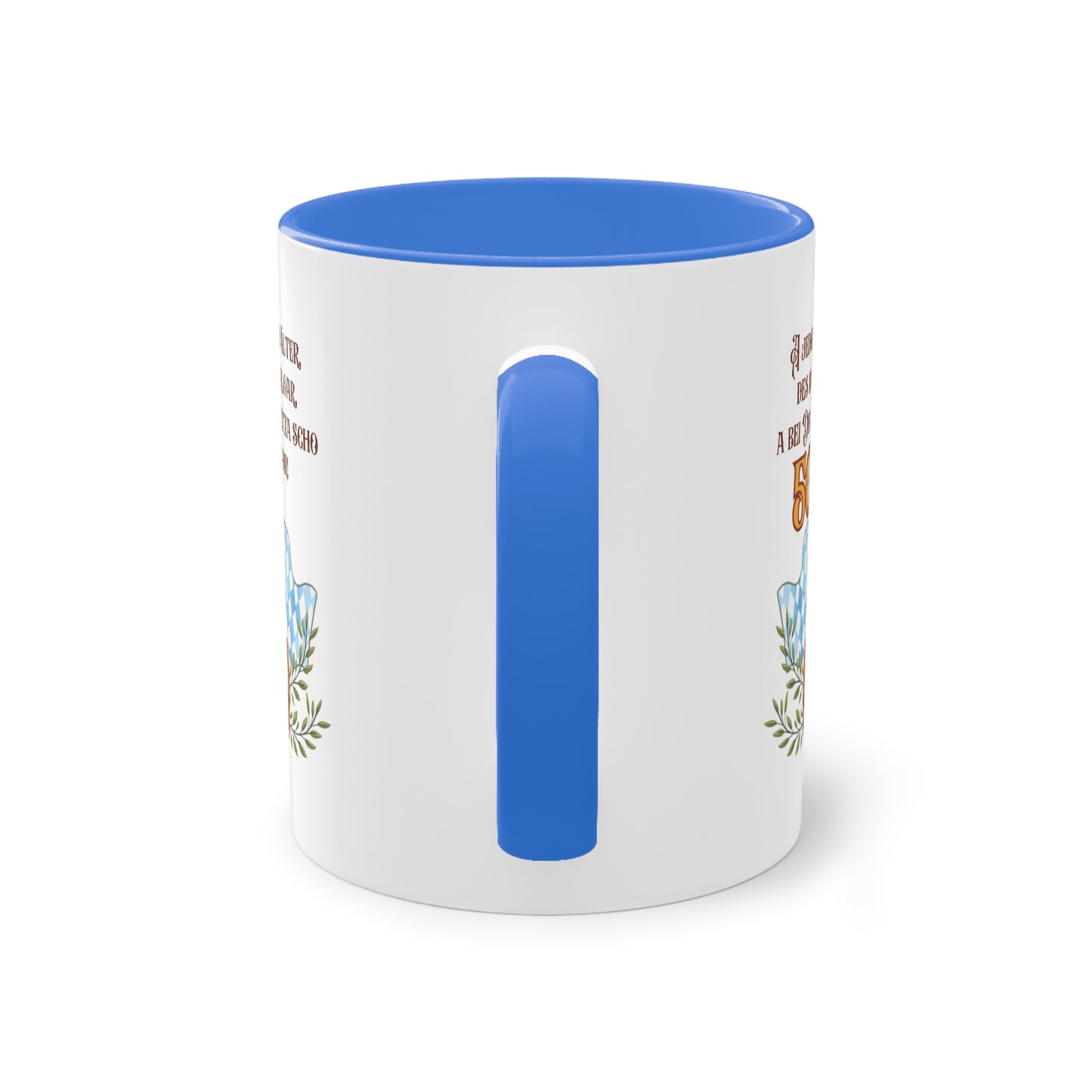 Bayerische Geburtstags-Tasse „50 Jahre“ – Perfektes Geschenk für Bayern-Fans