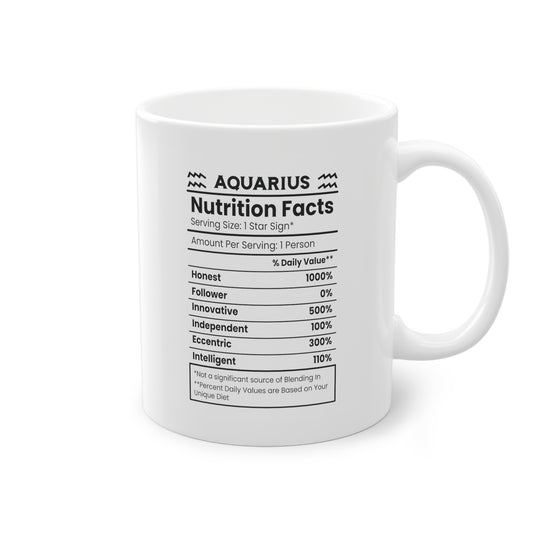 Unsere wunderschöne Motivtasse Wassermann, das perfekte Geschenk für alle im Sternzeichen Wassermann. Mit minimalistischem Print, ist sie ein Hingucker.