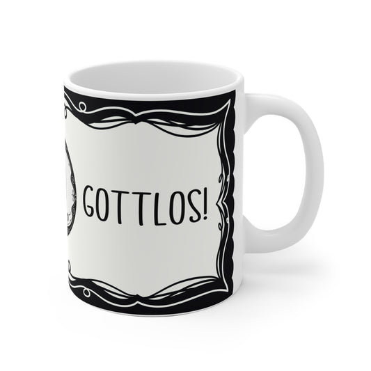 Motivtasse Leopold, Tasse, witzig & sarkastisch, gottlos