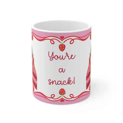 Tasse Erdbeer Sommer - You´re a Snack -