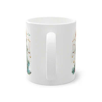 Unsere wunderschöne Motivtasse Waage, das perfekte Geschenk für alle im Sternzeichen Waage. Mit fantasievollem All-Over Print, ist sie sicher ein Hingucker.
