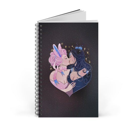 Mysterious Lovers Spiral Notizbuch