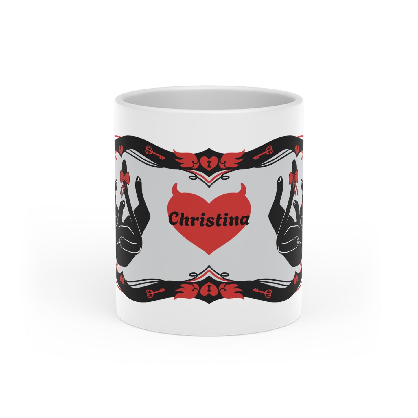 Leopold Herzkönig Tasse mit Wunschnamen