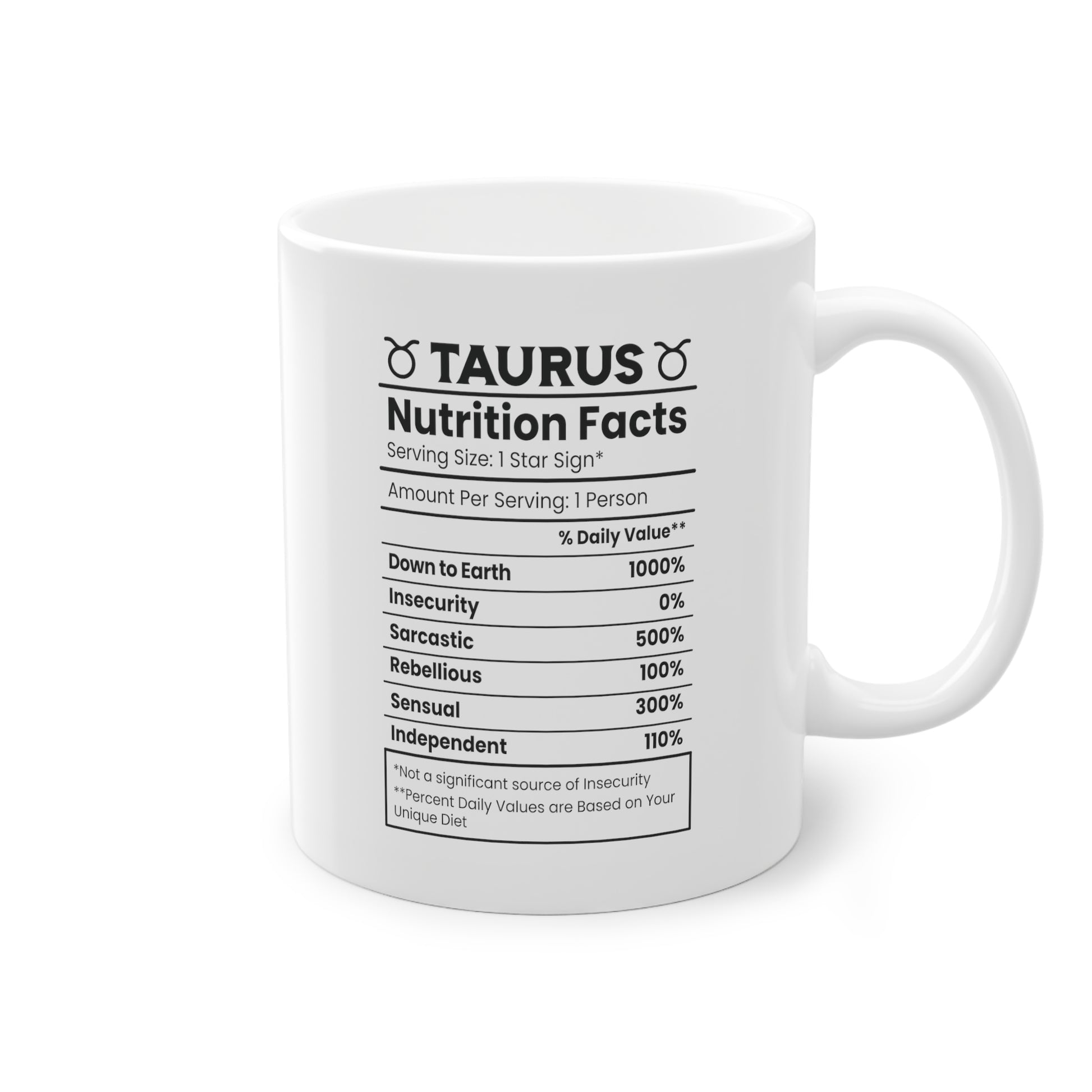 Unsere wunderschöne Motivtasse Stier, das perfekte Geschenk für alle im Sternzeichen Stier. Mit minimalistischem Print, ist sie ein dezenter Hingucker.