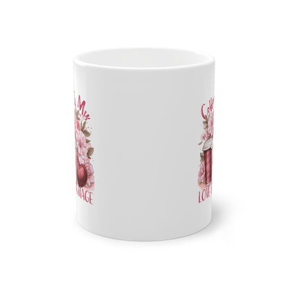 Kaffeetasse zum Valentinstag - Coffee is my love language