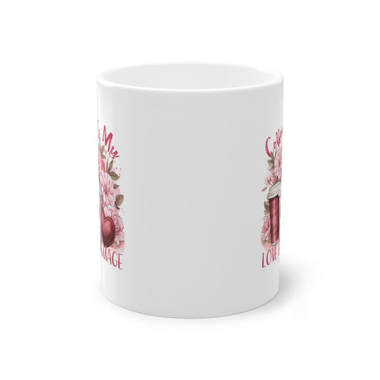 Kaffeetasse zum Valentinstag - Coffee is my love language