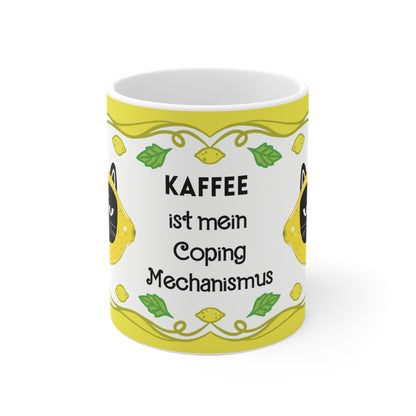 Tasse - Coping Mechanismus - citrus