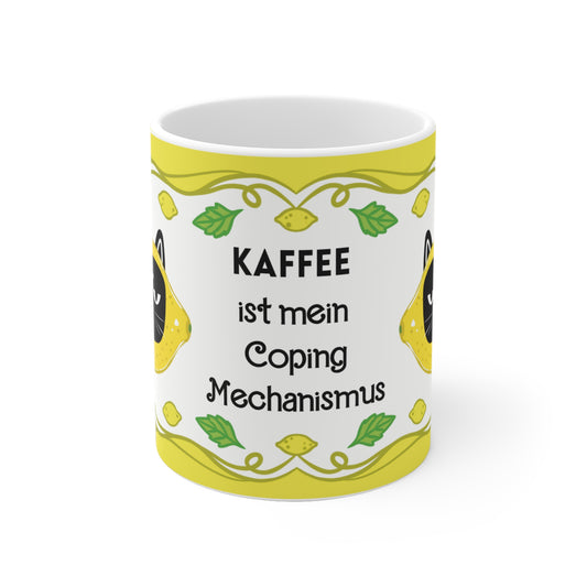 Tasse - Coping Mechanismus - citrus
