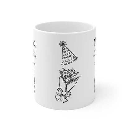 Personalisierte Geburtstagstasse mit Name - Lustige Geburtstag Tasse Geschenk für Freundin, Schwester, Mama, Individuelle Tasse Geburtstag mit Wunschnamen