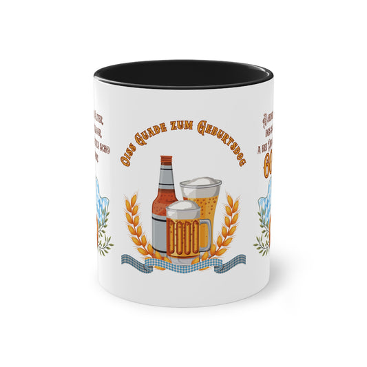 Bayerische Geburtstags-Tasse „60 Jahre“ – Perfektes Geschenk für Bayern-Fans