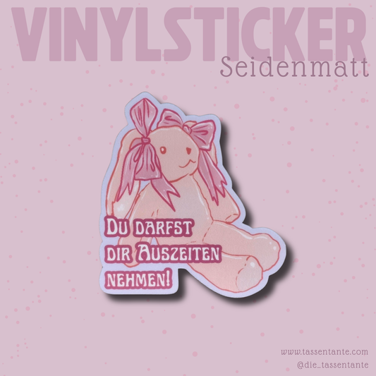 Affirmation Sticker - Du darfst dir Auszeiten nehmen