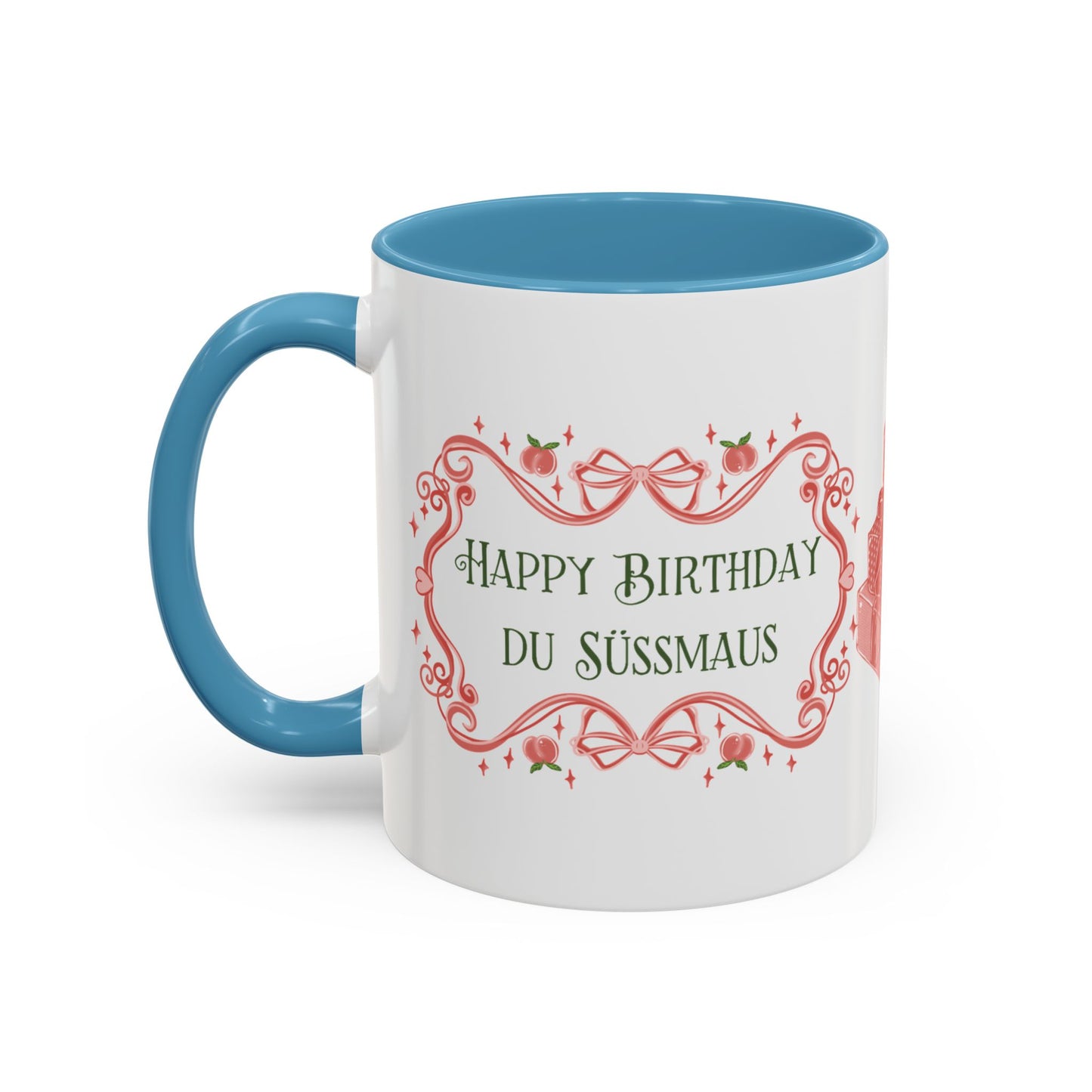 Happy Birthday Du Süßmaus Tasse - Geburtstagsgeschenk Freundin lustig süß - Geschenk Idee für Freundin, Partnerin, beste Freundin