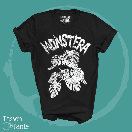 Monstera-deliciosa-shirt-t-shirt-monstera-schwarz-geschenk-pflanzenfans