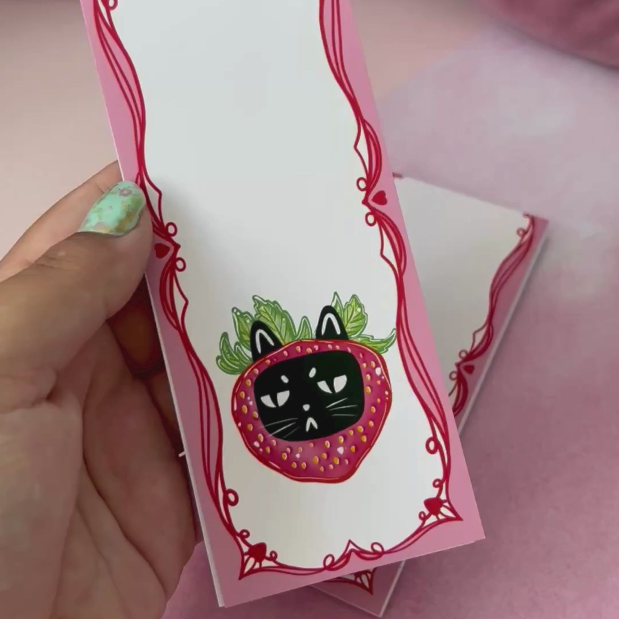 Einkaufsblöckchen - Strawberry Leopold
